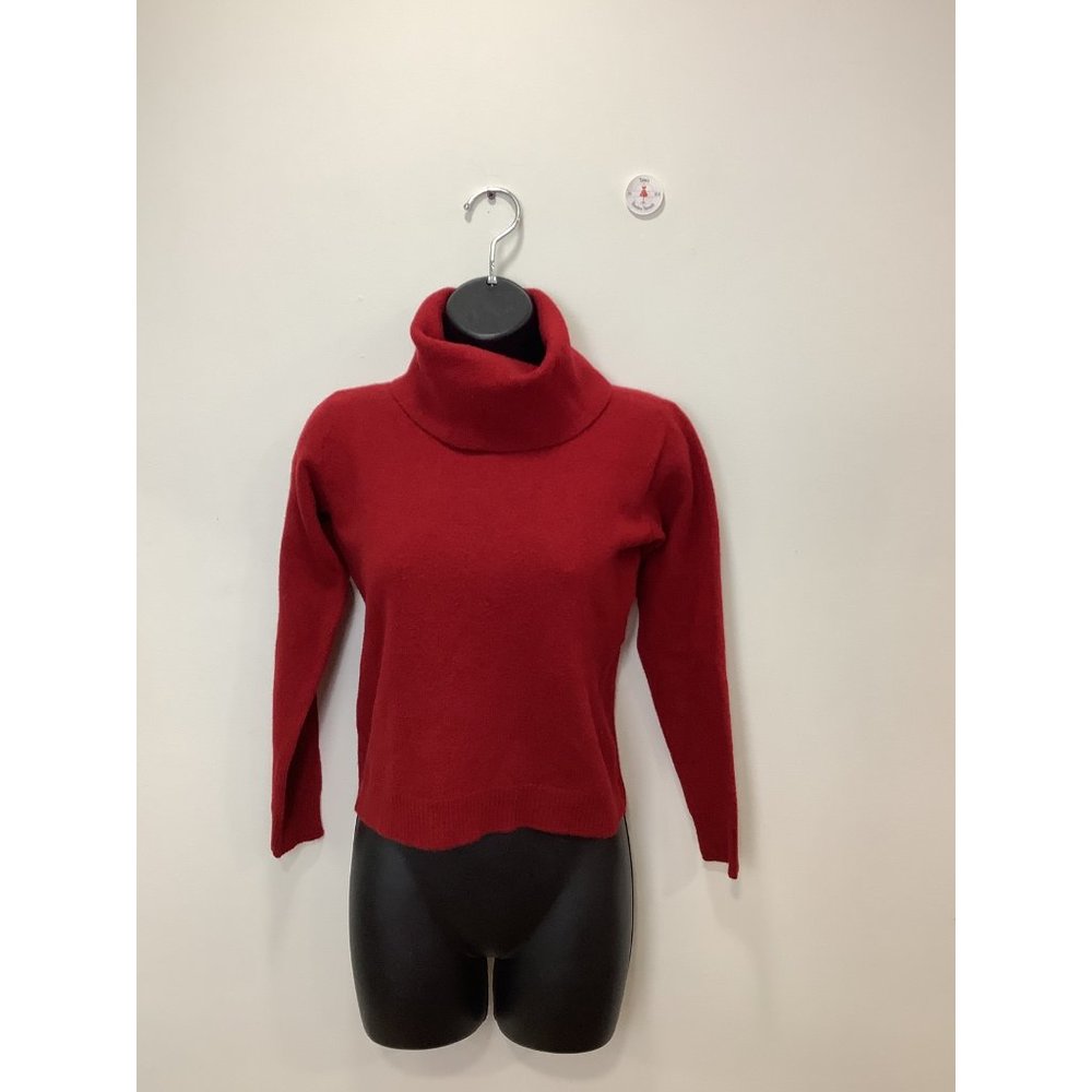 Vintage 70’s-80’s deep Red Pendleton Cropped turtleneck
